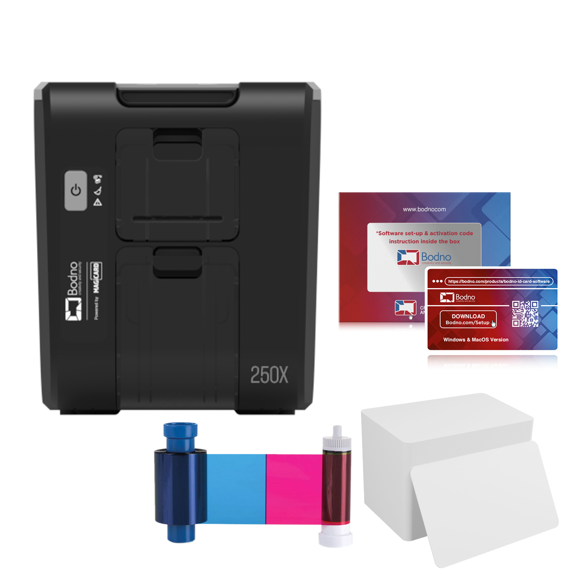Magicard 250X ID card printer in use