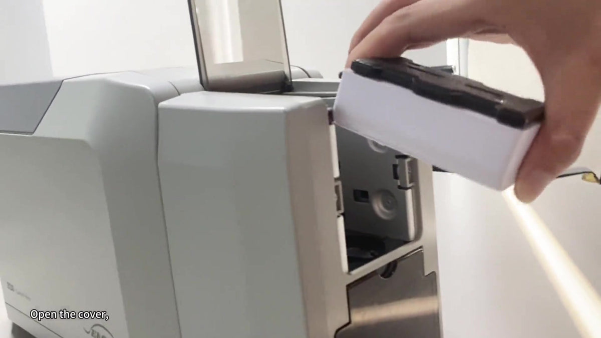 Loading blank cards into an ID card printer