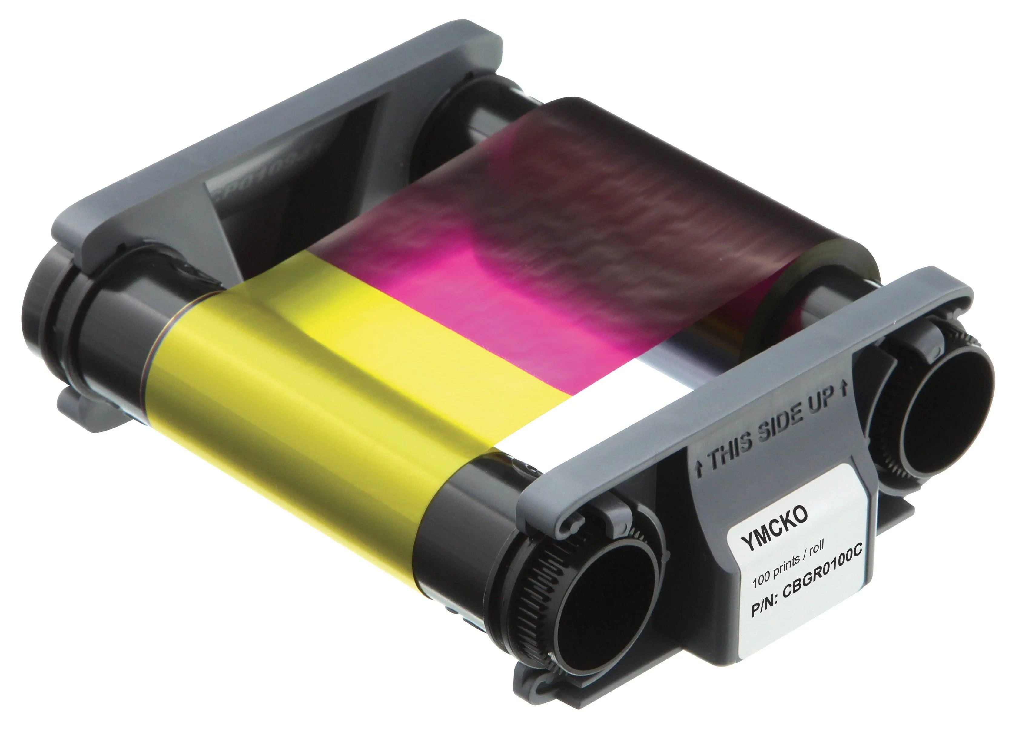 Evolis Color Ribbon & Cards Kit - 100 Prints For Badgy100 & Badgy200 Card Printers