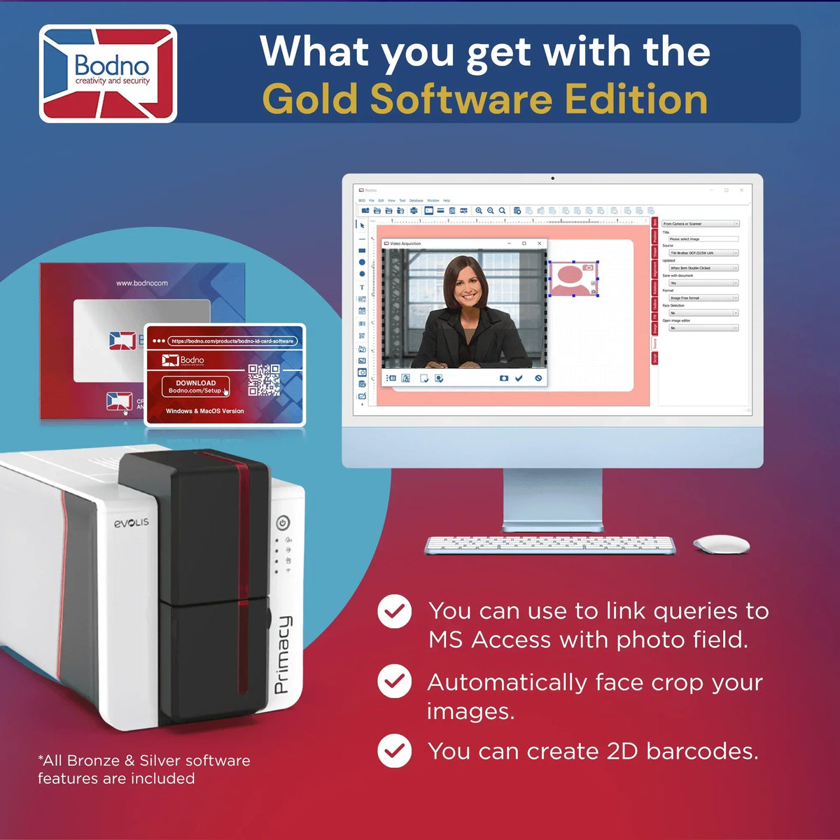 Evolis Primacy 2 ID Card Printer - Bodno