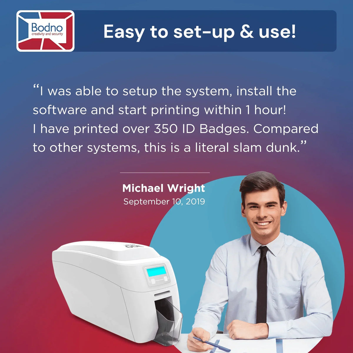 Magicard 300 ID Card Printer - Bodno