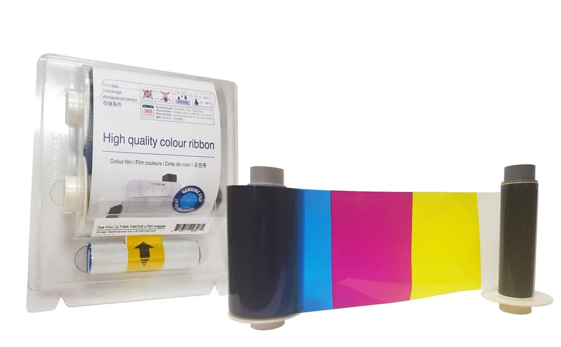 Magicard Ultima HE750YMCKK Color w Monochrome Ribbon YMCKK750 Count - Bodno