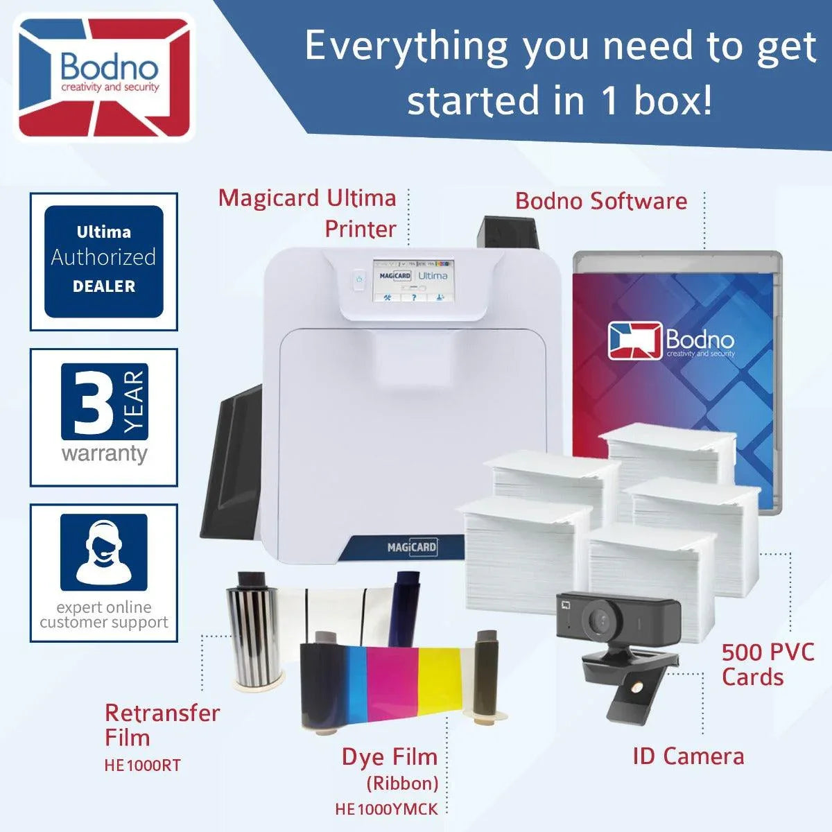 Magicard Ultima ID Card Printer - Bodno
