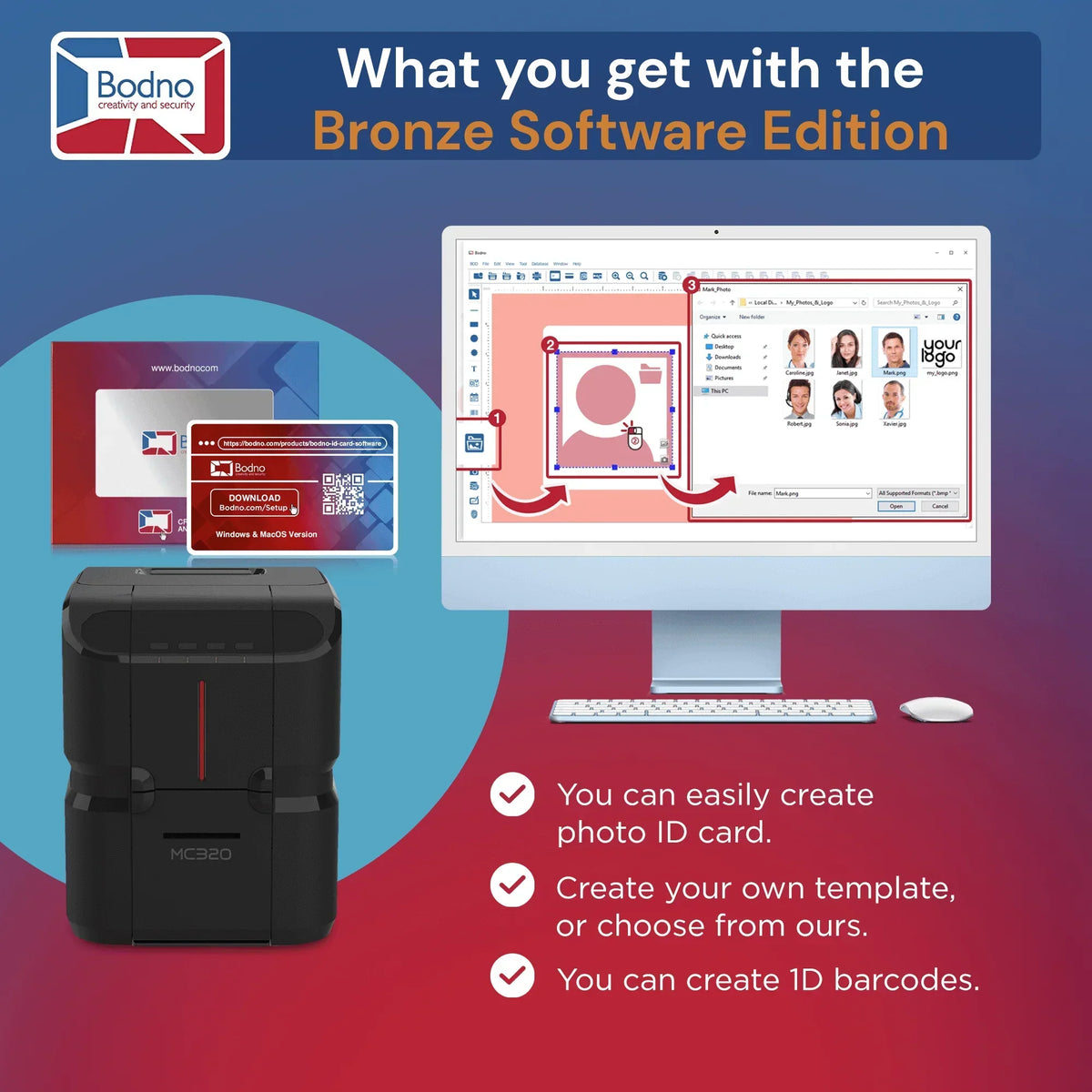 Matica MC320 ID Card Printer - Bodno