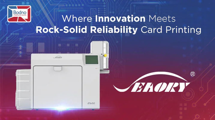 EKOY R600 ID card printer with innovation and reliability features for business use
