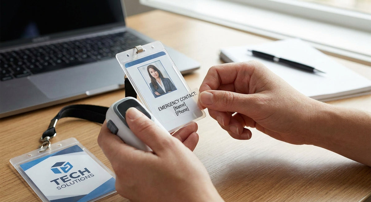 How to Add Emergency Contact Info to an ID Badge (2026)