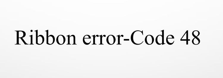 Ribbon Error Code 48 on Seaory S25/S26/S28 — Fast Fix