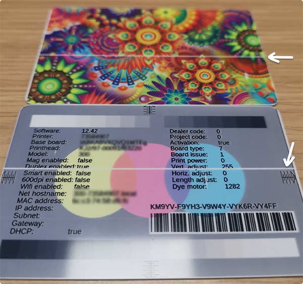 Magicard Printers — White Line on Cards (How to Confirm a Printhead Issue)— and Order the Correct Printhead