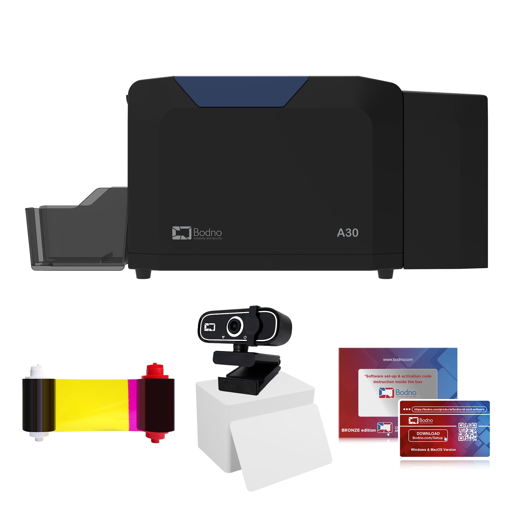 Bodno A30 ID Card Printer Supplies