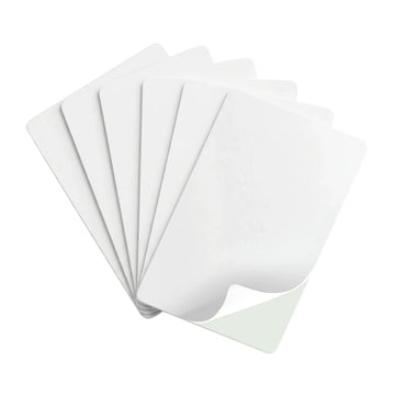 Adhesive-back PVC cards