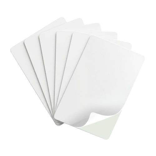 Mylar Adhesive Backed PVC Cards