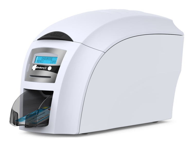 Magicard Enduro 3e Dual Sided ID Card Printer & Complete Supplies Package with Bodno Bronze Edition ID Software 