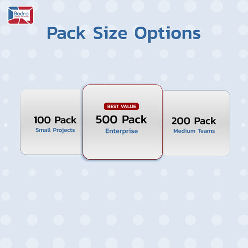 Mylar Adhesive Backed PVC Cards