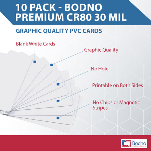 CR80 30 Mil PVC Cards – Bodno CR80 30 Mil PVC Cards – Bodno