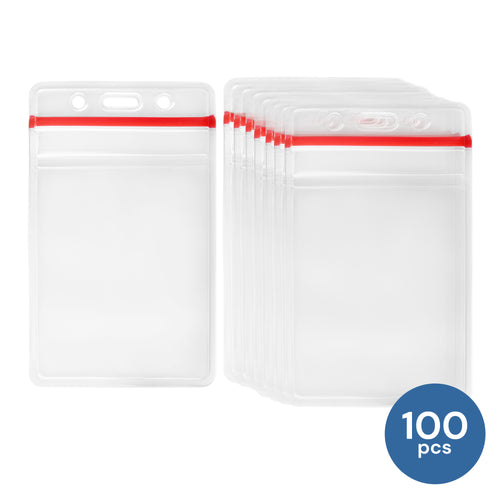 Badge Holders Vertical 100 Pack
