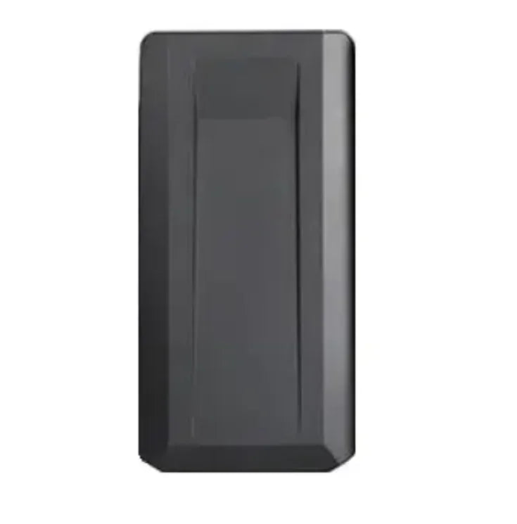Black ID card reader for secure access control systems