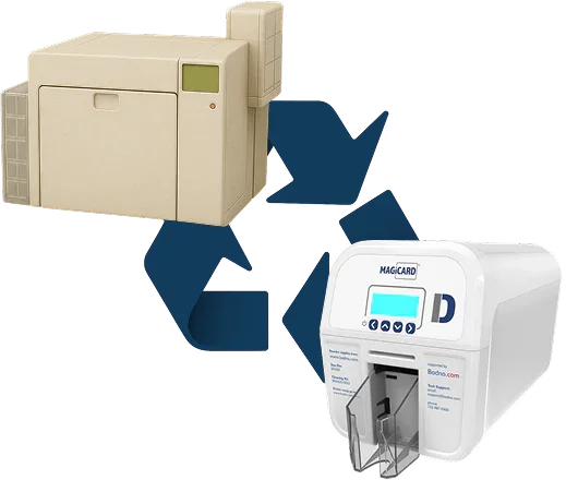 Trade in your old printer for the Magicard D
