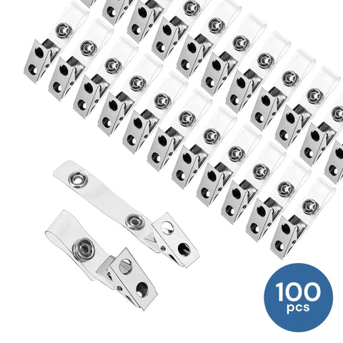 Badge Clips 100 Pack