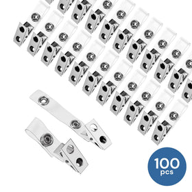 Bodno Badge Clips 100 Pack
