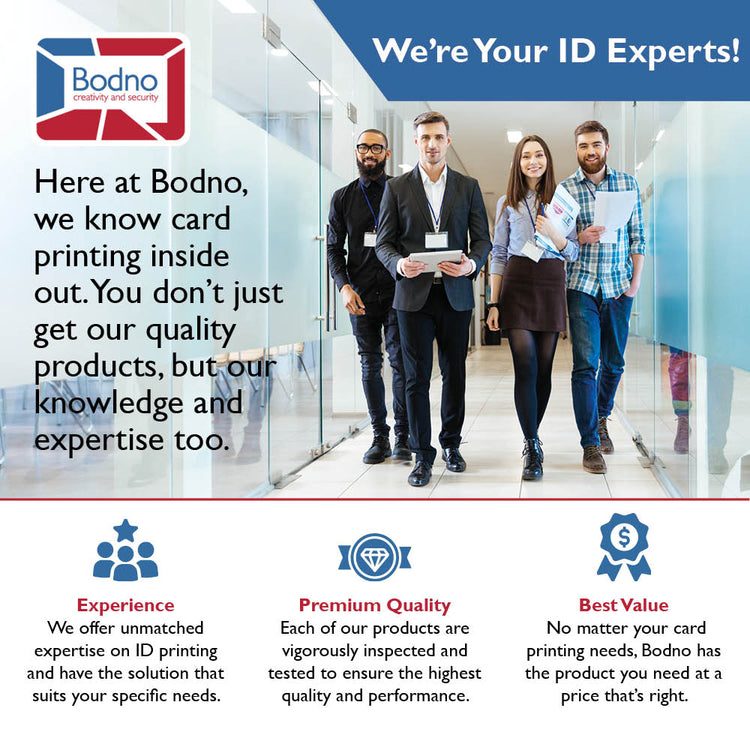 Evolis Primacy 2 Dual Sided ID Card Printer & Complete Supplies Package with Bodno ID Software