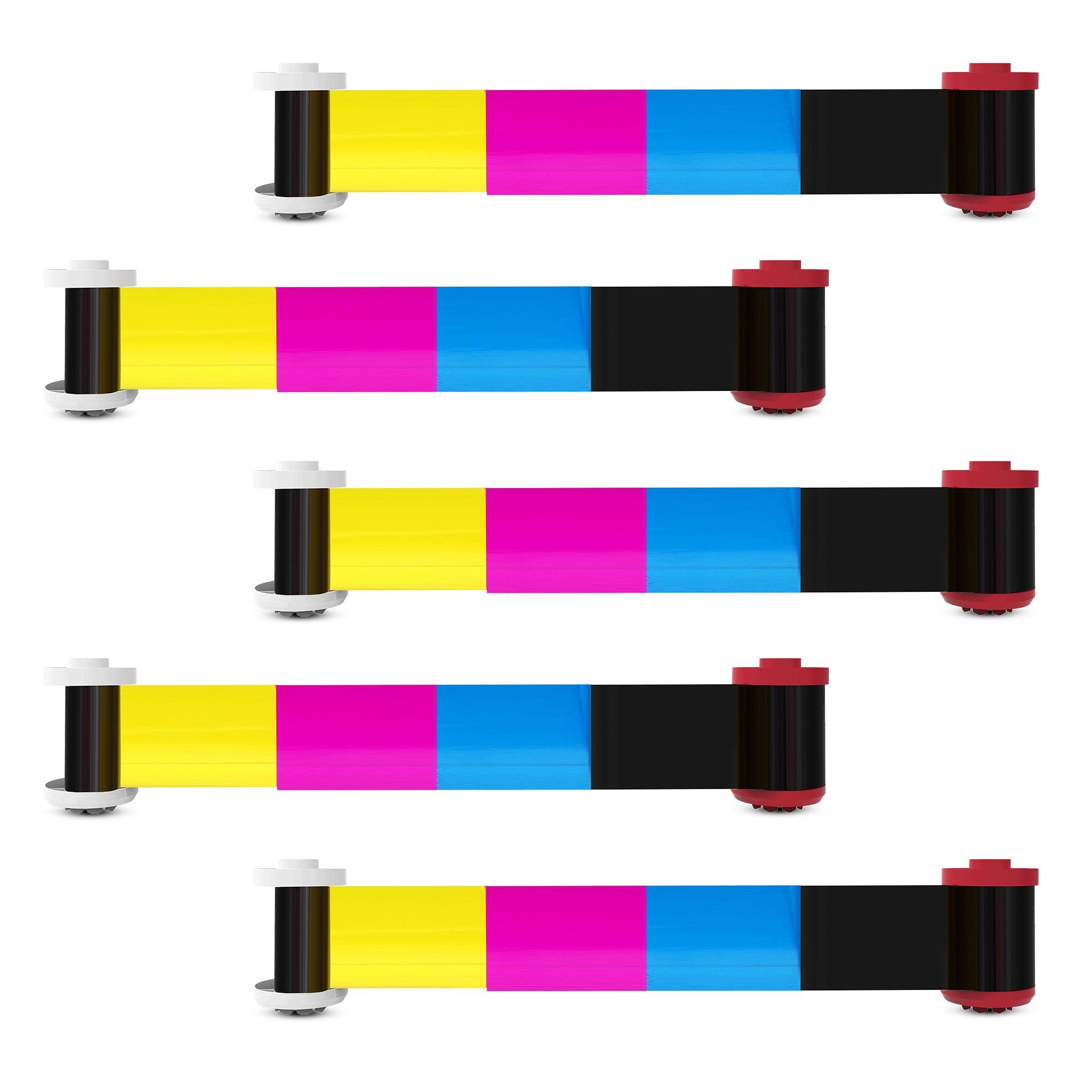 リボン　レッド　ベージュ　30ロール Seaory 69051 Color Ribbon for Seaory R330 and R660 Printers
