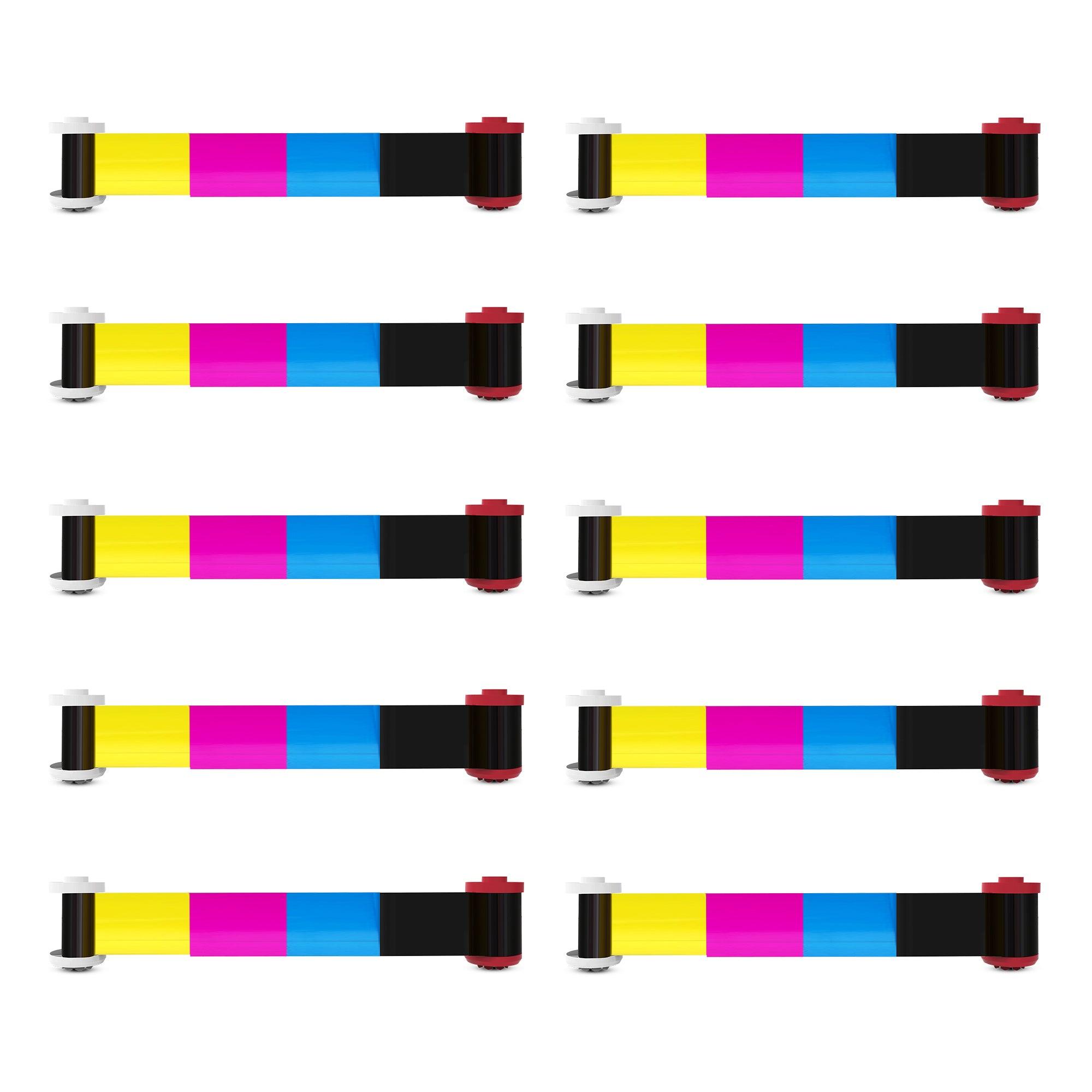 リボン　レッド　ベージュ　30ロール Seaory 69051 Color Ribbon for Seaory R330 and R660 Printers