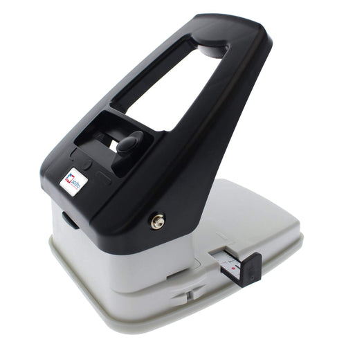 3-in-1 ID Badge Slot Punch for ID Cards (Works with All PVC Cards and ID Card Printers) -Black