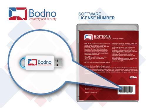 Bodno Software USB Replacement (Must have License Key #) BRONZE ONLY