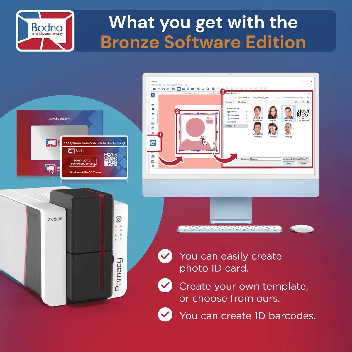 Evolis Primacy 2 ID Card Printer - Bodno 