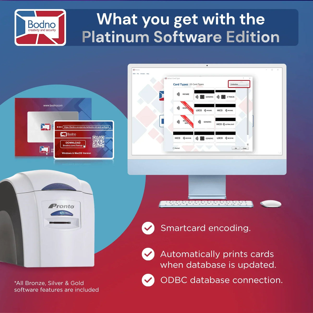 Magicard Pronto ID Card Printer - Bodno 