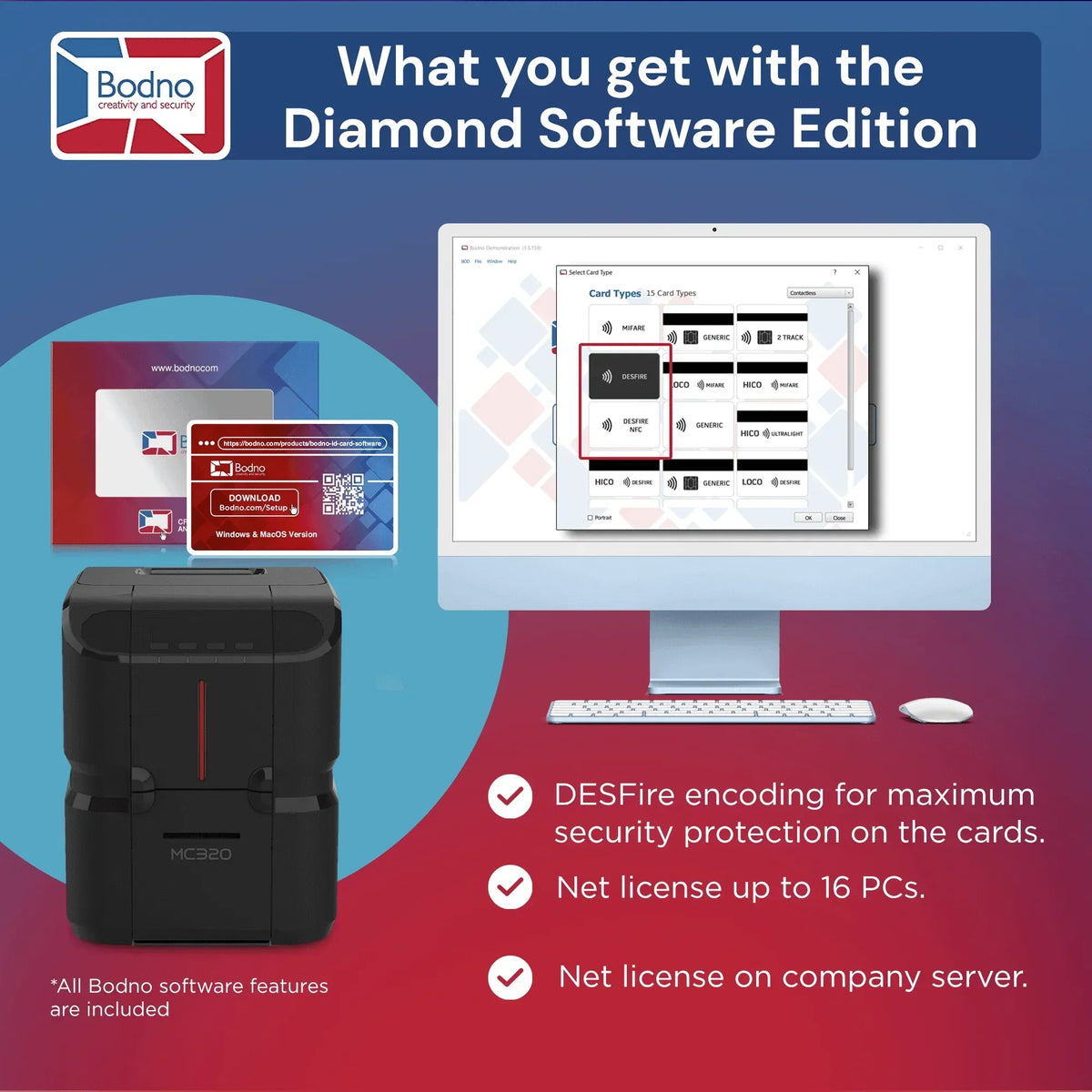 Matica MC320 ID Card Printer - Bodno 