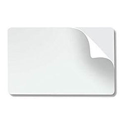 Mylar Adhesive Backed PVC Cards